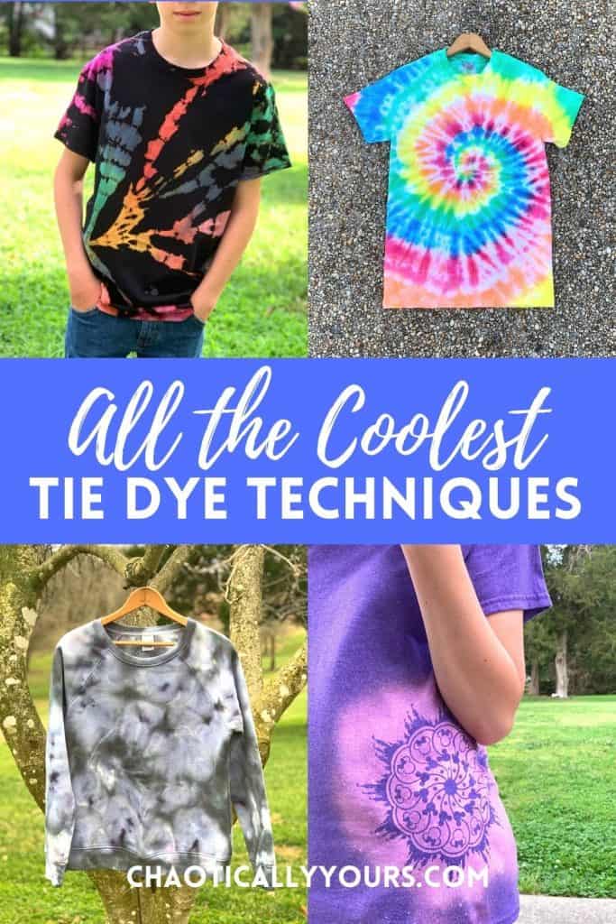 Tie Dye Techniques Chaotically Yours