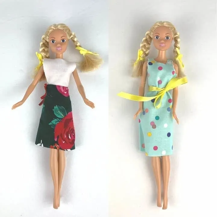 How To Make Doll Clothes No Sewing Required With 2 Free Patterns Chaotically Yours