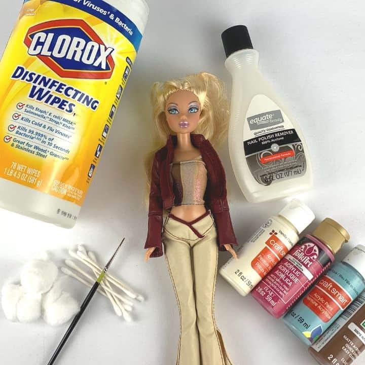 Supplies for Doll Makeovers