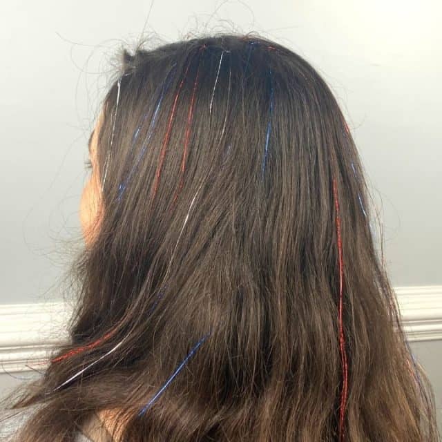 Fairy Hair How To Put Hair Tinsel In At Home Chaotically Yours