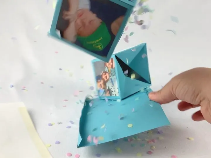 Surprise Photo Explosion Box · How To Fold An Origami Box · Papercraft on  Cut Out + Keep