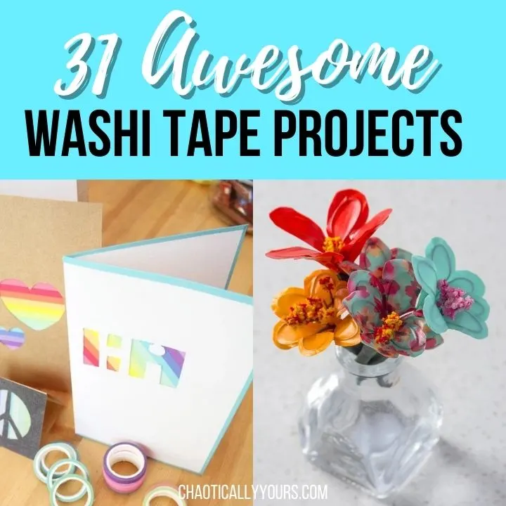 Washi Tape Flower Craft  What Can We Do With Paper And Glue