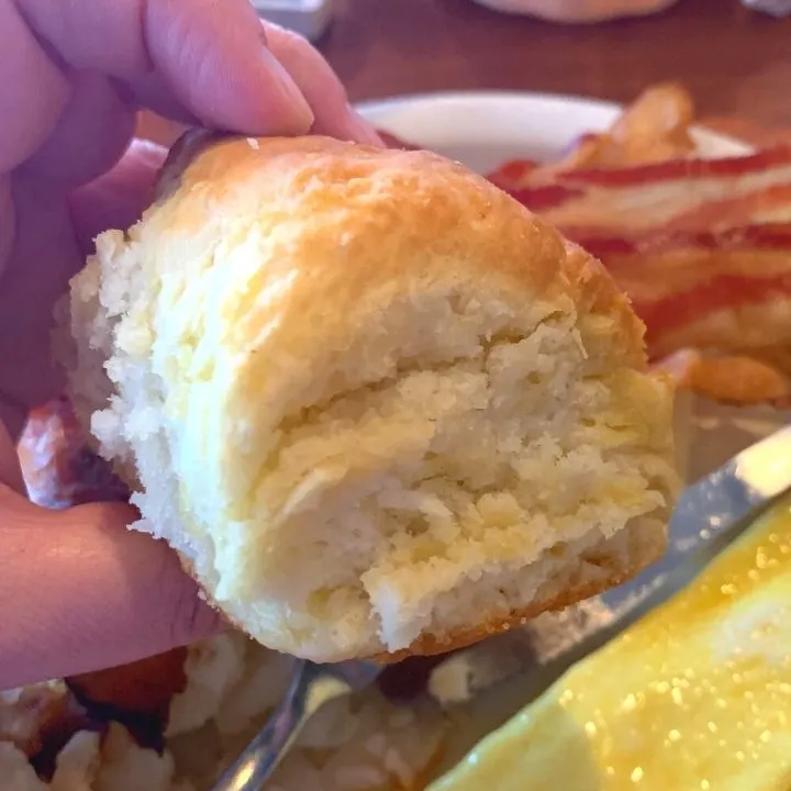 A biscuit from Gulfstream Restaurant in Carolina Beach