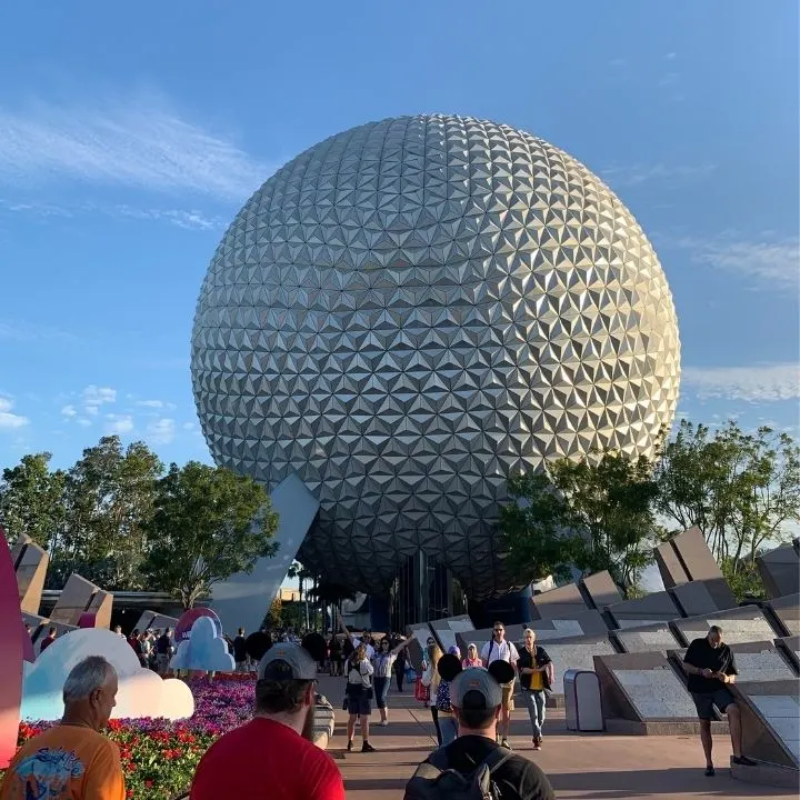 Spaceship Earth at Epcot in Disney World