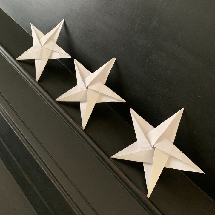 Origami stars