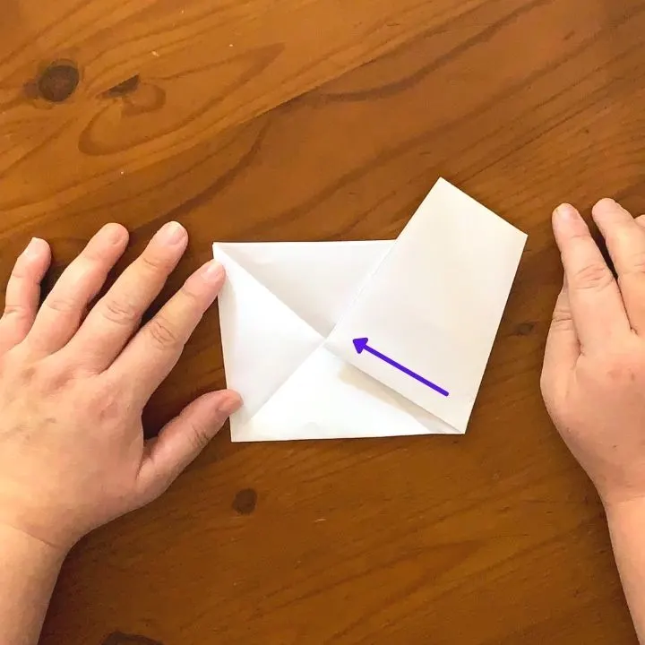 creating a pentagon out of paper