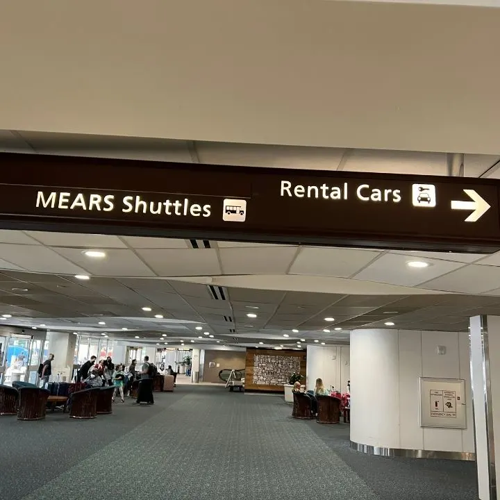 Mears Connect Signs at MCO