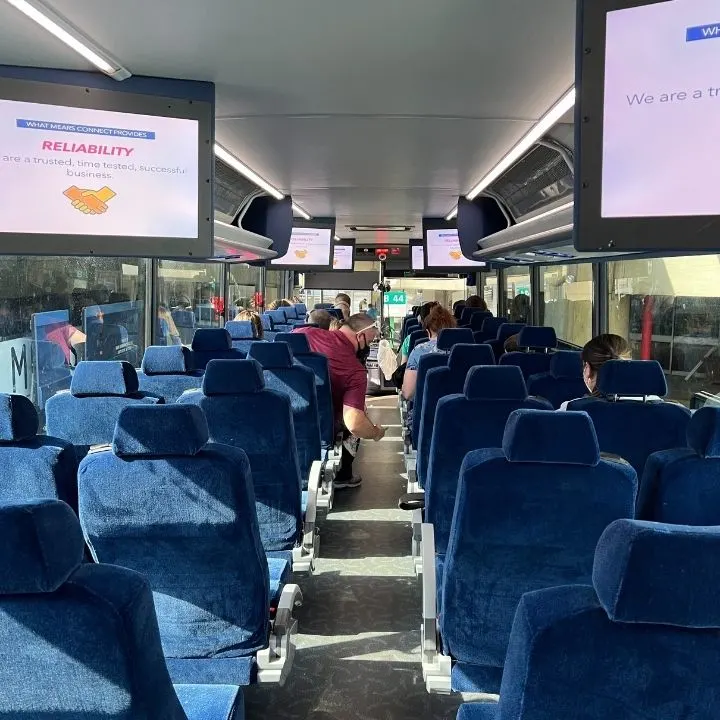 Mears Connect Bus interior
