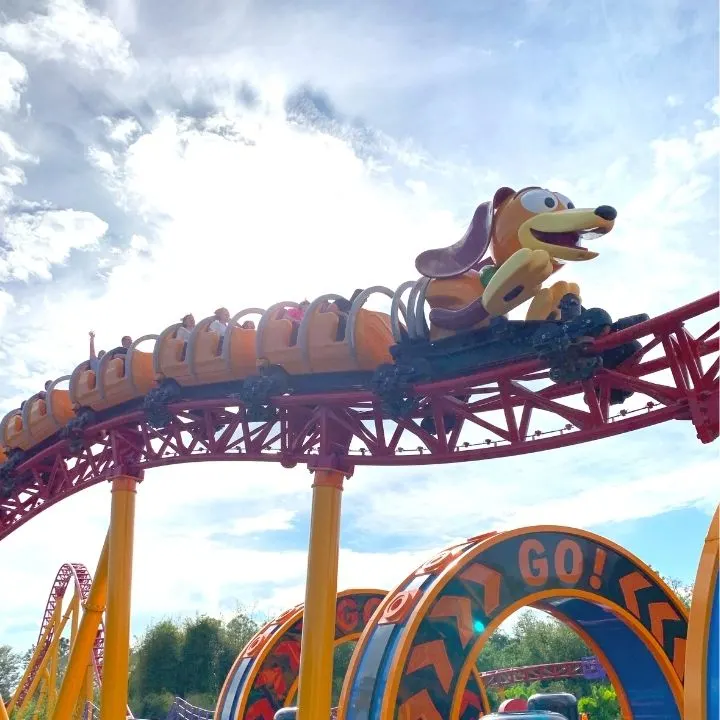 Slinky Dog Dash Roller Coaster in Disney's Hollywood Studios