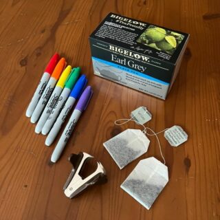 supplies to make flying wish paper