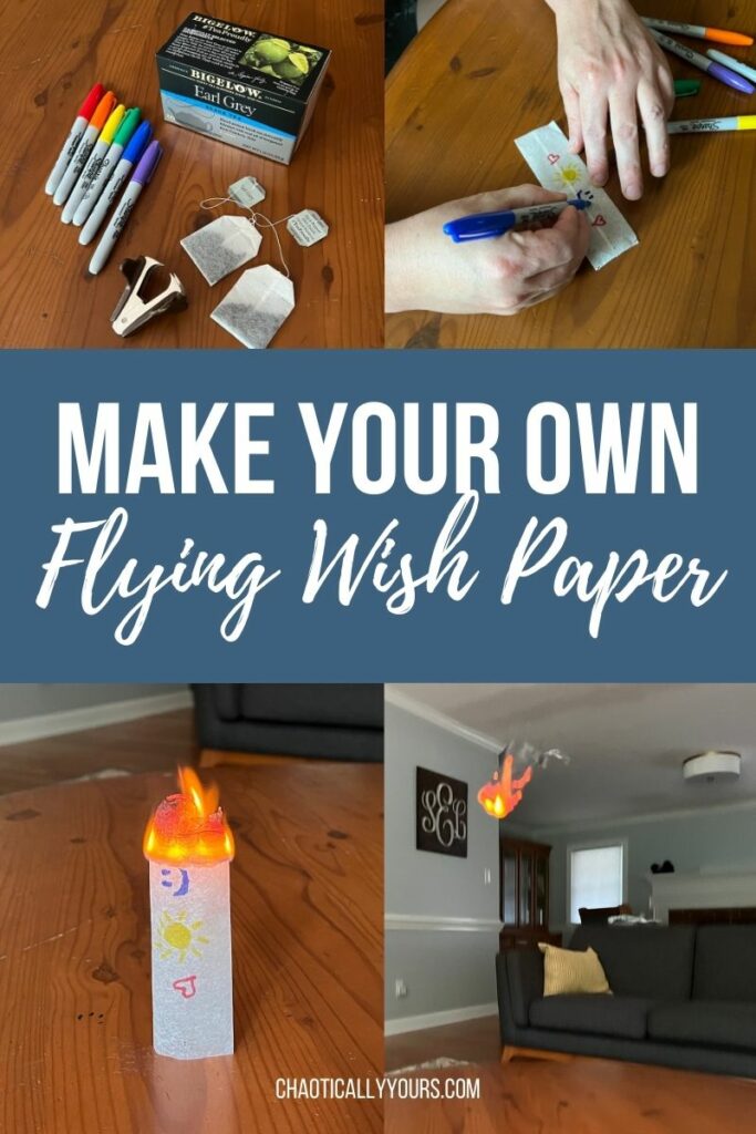 Flying Wish Paper How To Make Your Own With Things You Already Have