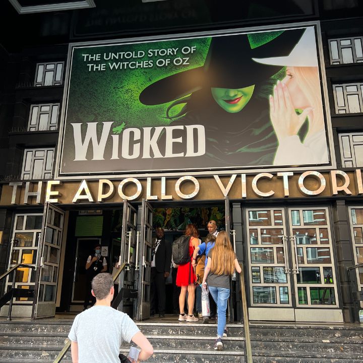 Entrance to Wicked in London's West End