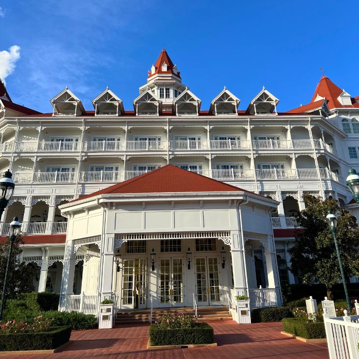 Exterior of a building at a DVC rental at Disney's Grand Floridian Resort and Spa