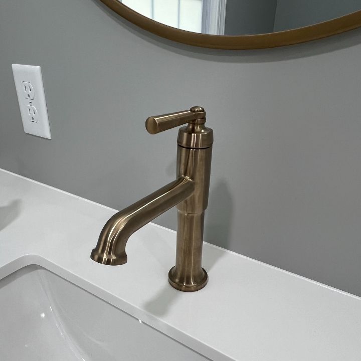 Champagne Bronze sink faucet