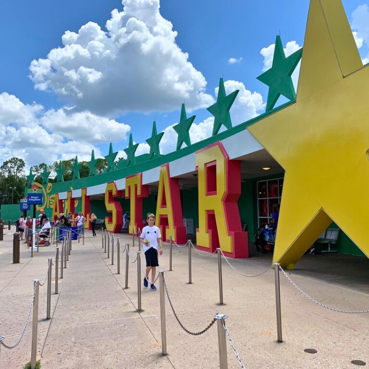 The bust stop at Disney's All Star Movies Resort
