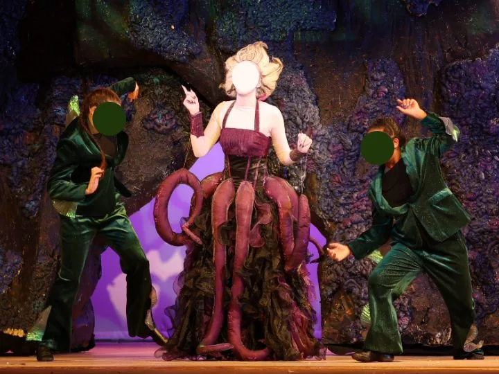 Flotsam, Jetsam & Ursula from The LIttle Mermaid