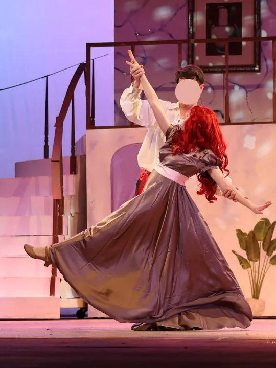 Students dancing in The Little Mermaid